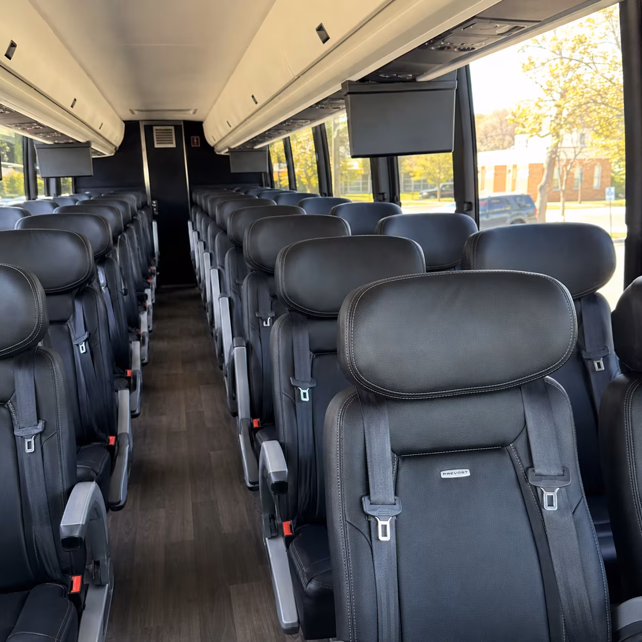 Cape Coral Airport Shuttle & Transportation party bus interior