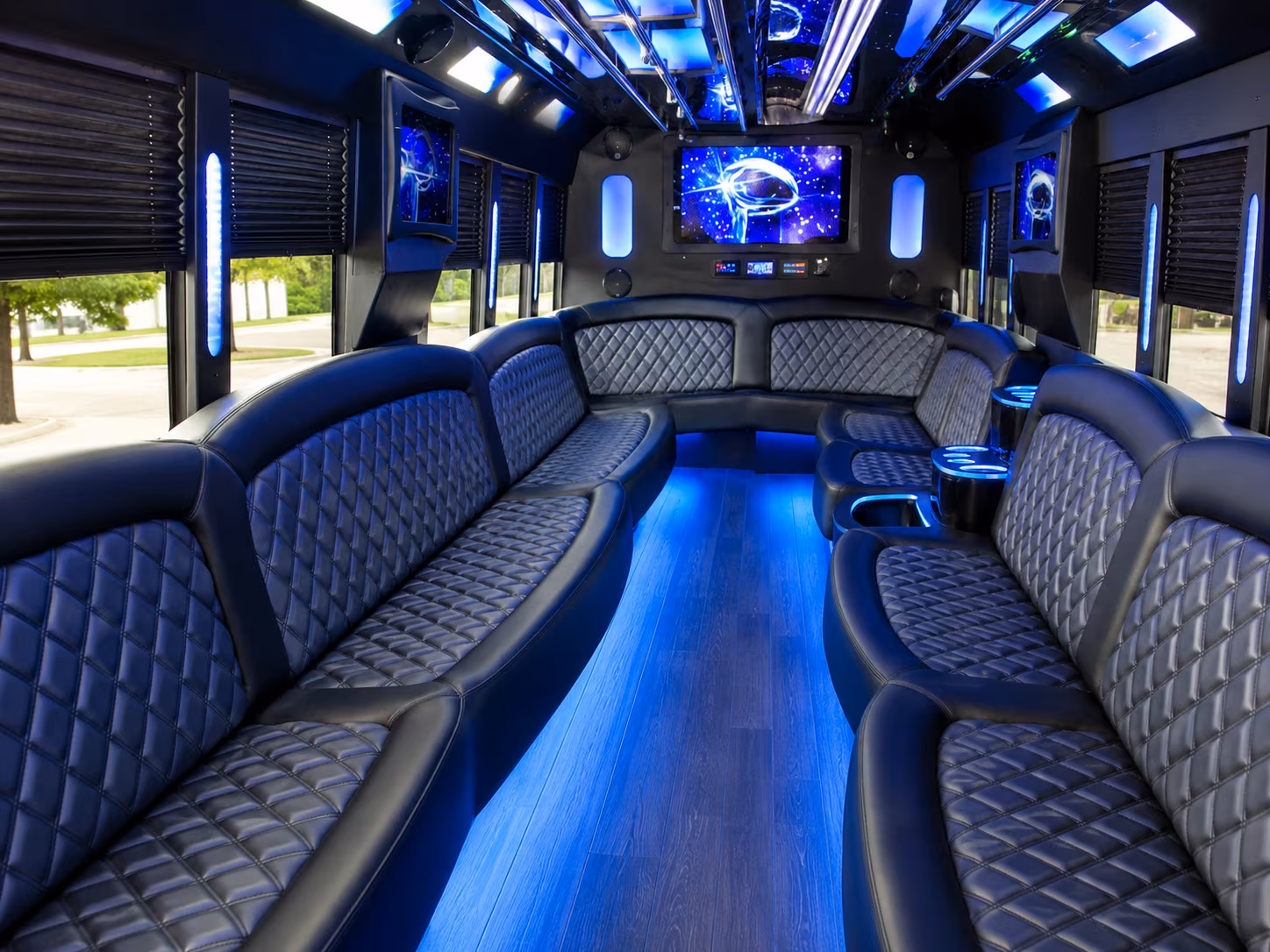 Cape Coral Prom & Homecoming Transportation party bus exterior