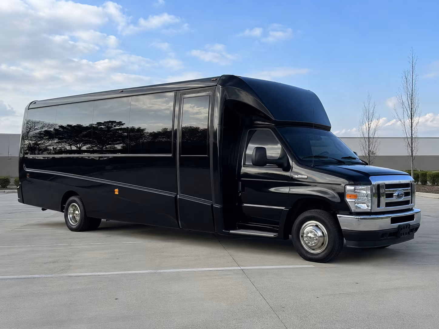 Cape Coral School Event Transportation party bus exterior