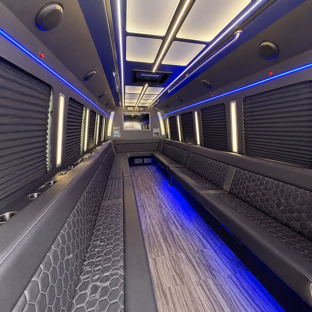 Cape Coral Sporting Event Transportation party bus exterior