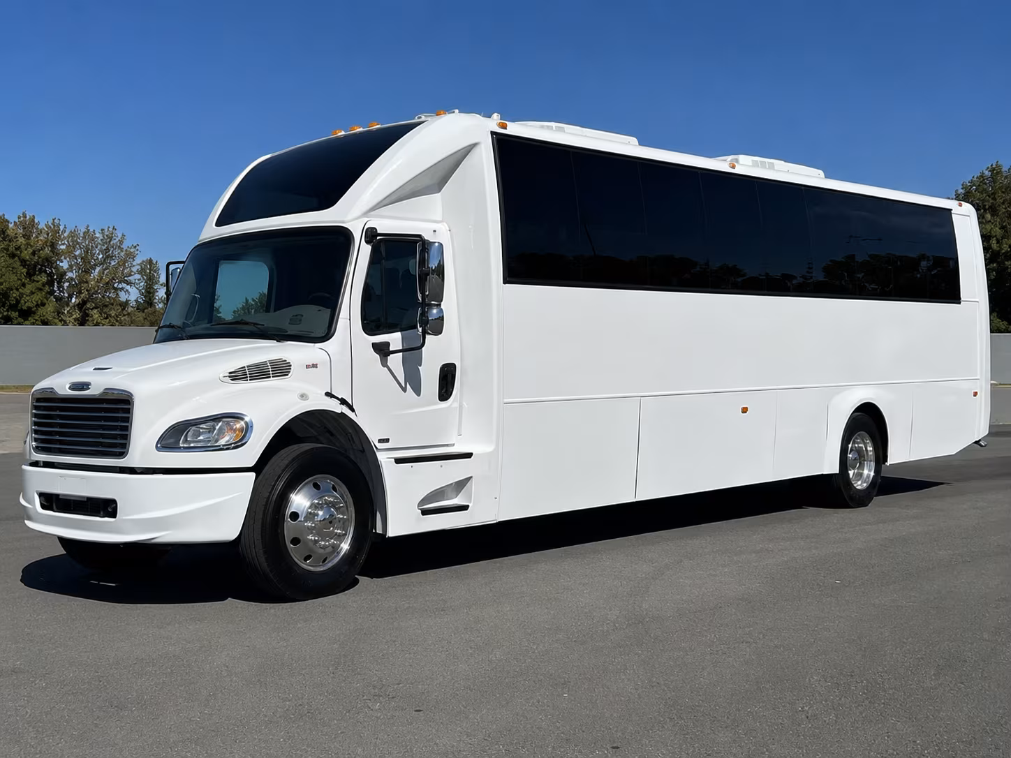 Cape Coral Sporting Event Transportation party bus exterior