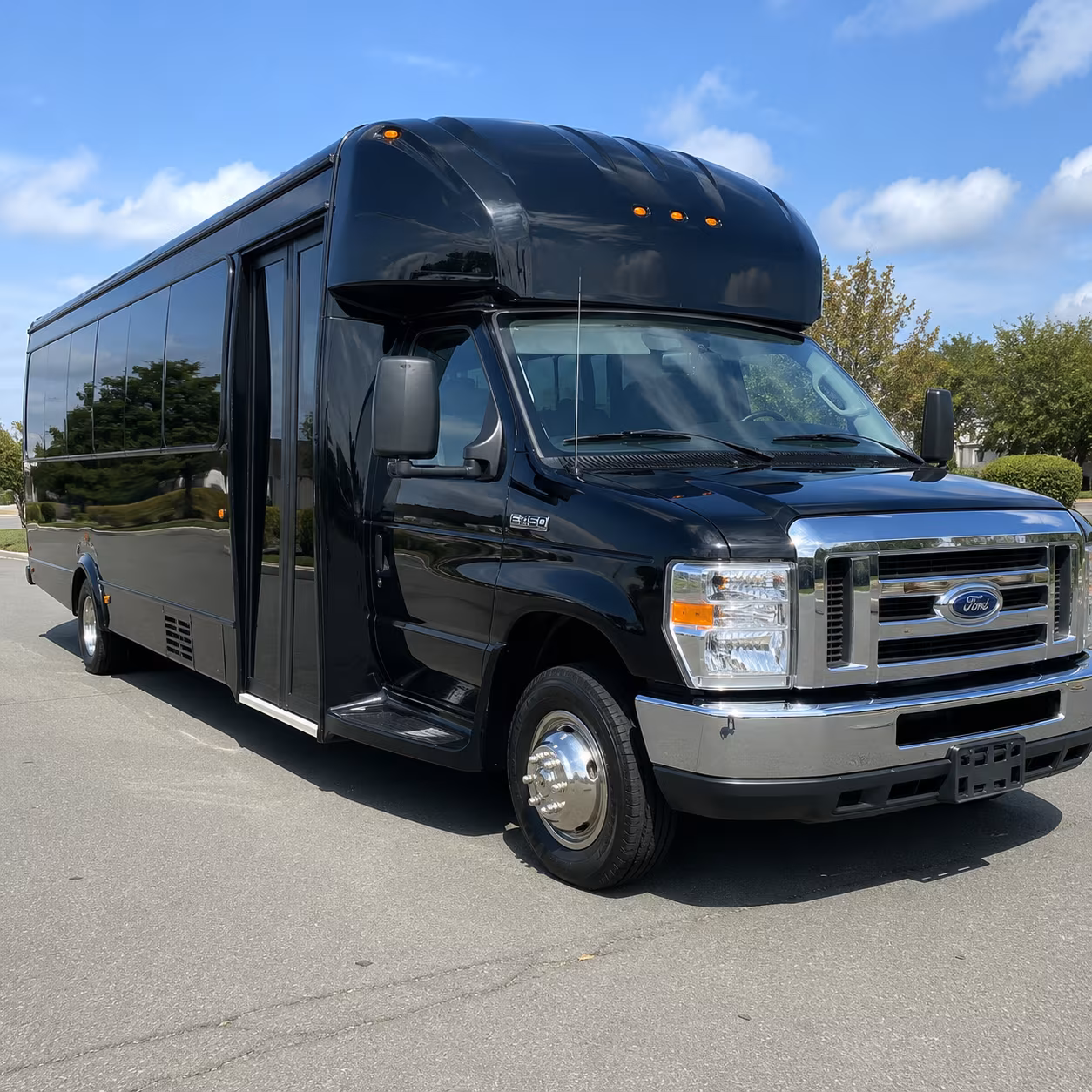 Cape Coral Wedding Transportation party bus exterior