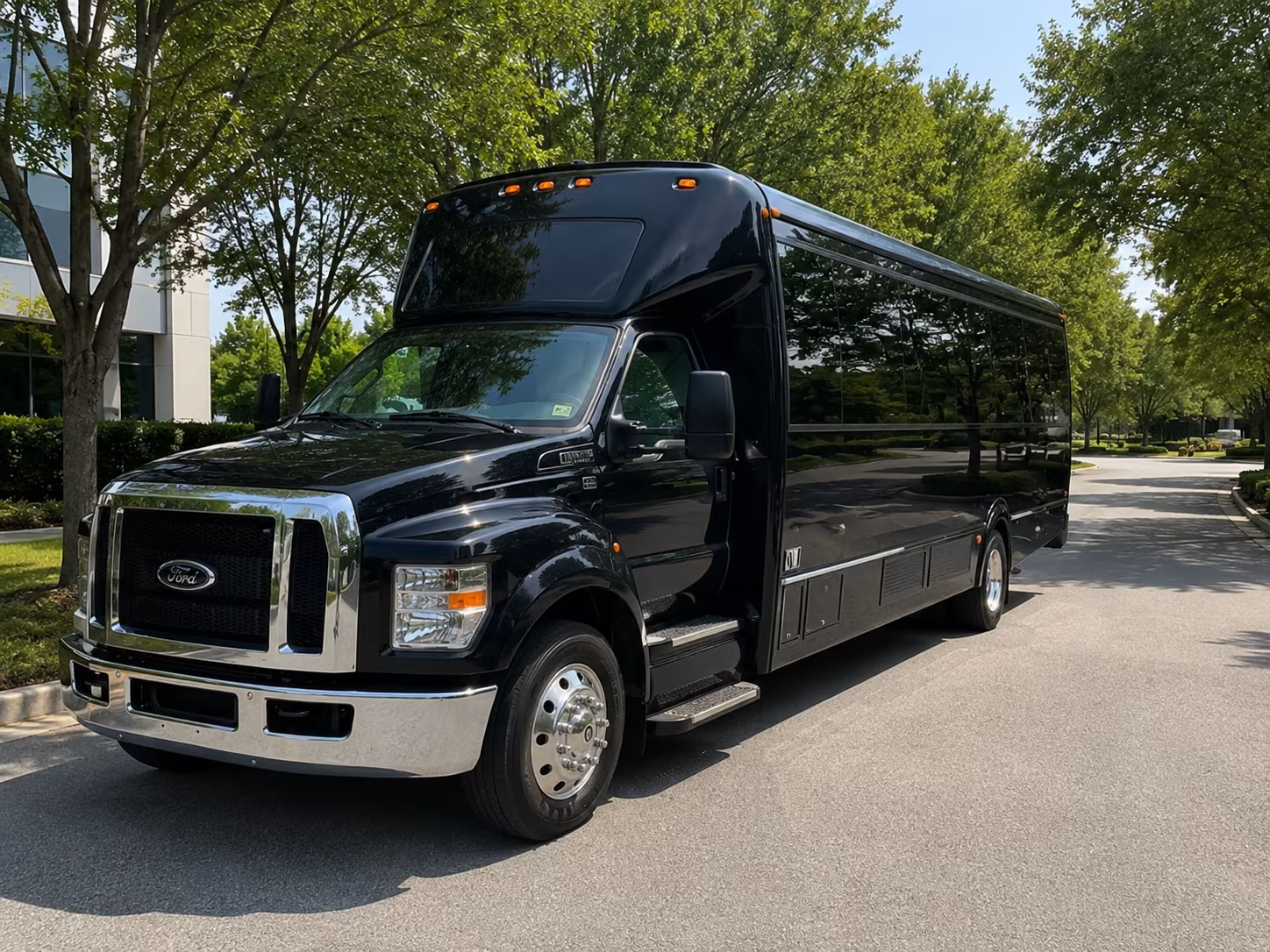 Cape Coral Wedding Transportation party bus exterior