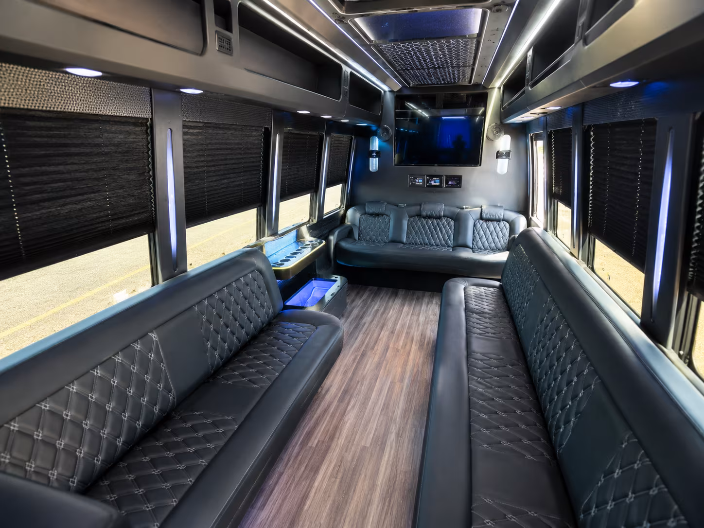 Cape Coral Wedding Transportation party bus exterior